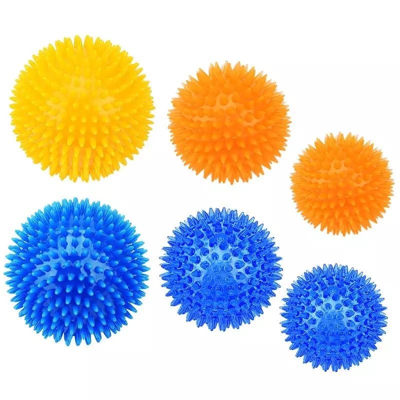 Orange Squeaky Chewing Ball - The Dapper Dog Box